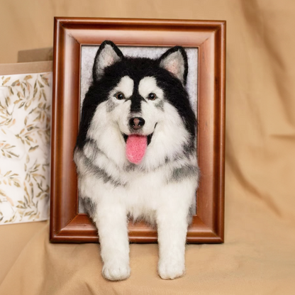 Framed Dog Portrait