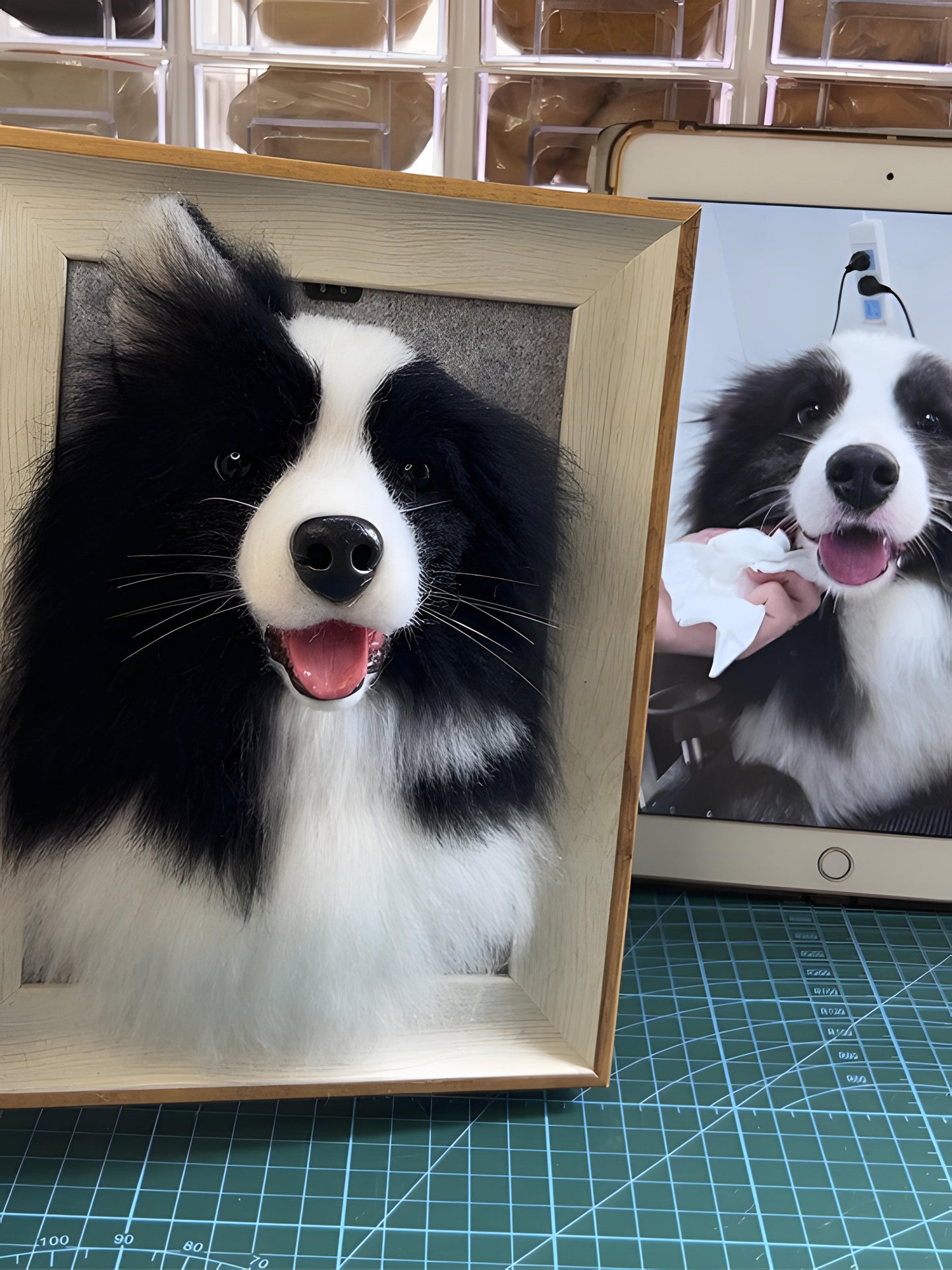 Framed Dog Portrait