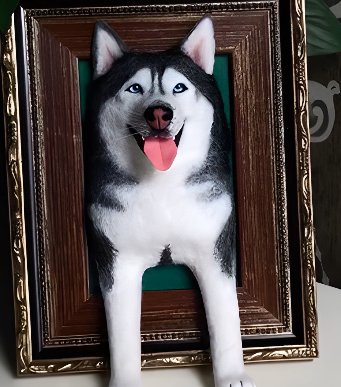 Framed Dog Portrait